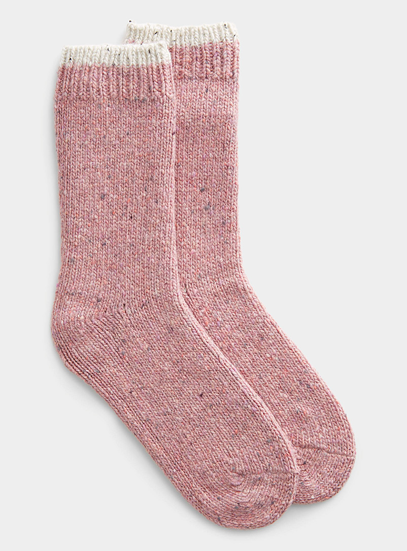 Simons Pink Confetti socks for women