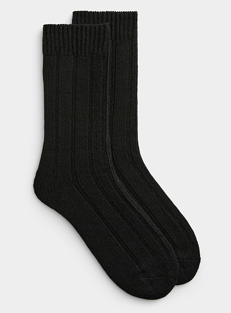 Solid recycled knit sock | Le 31 | Men's Dress Socks | Le 31 | Simons