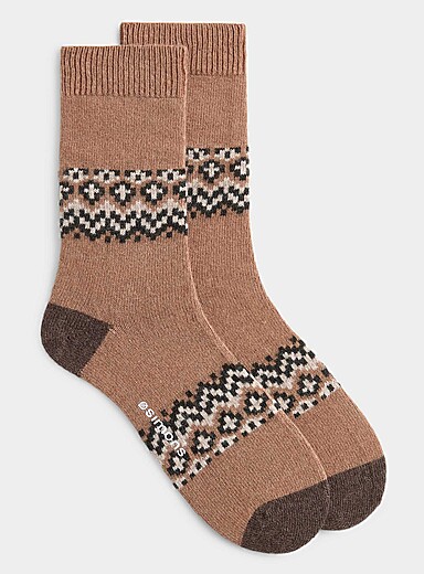 Fair Isle wool socks