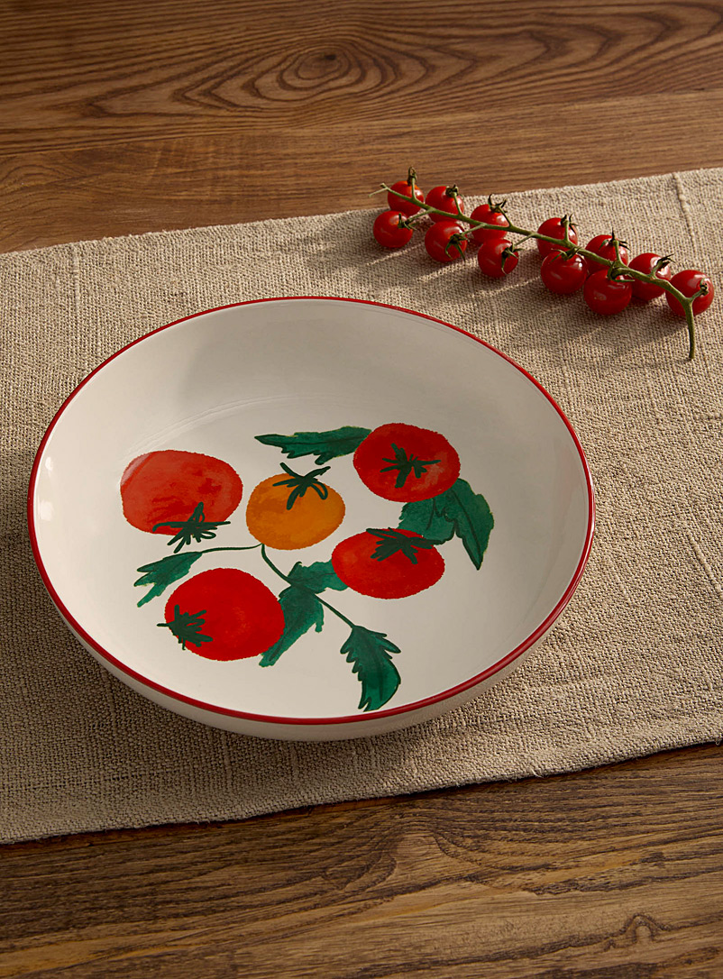 Simons Maison: Le bol à pâtes tomates fraîches Blanc et noir
