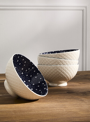 Small flowers bowls Set of 4