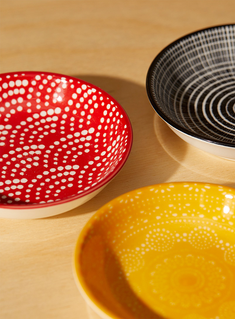 Simons Maison: Les coupelles porcelaine colorée Ensemble de 4 Assorti