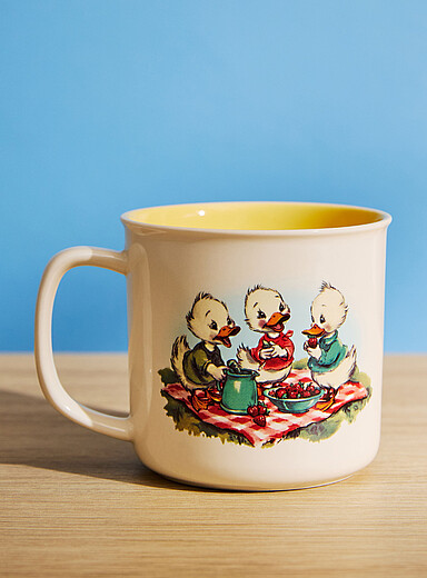 La tasse canards en pique-nique