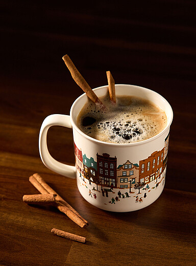 Simons Maison: La tasse 20, c&ocirc;te de la Fabrique <b>Collection d'Halloween</b> Blanc &agrave; motifs