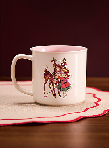 La tasse fillette et renne des F&ecirc;tes <b>Collection de No&euml;l</b>
