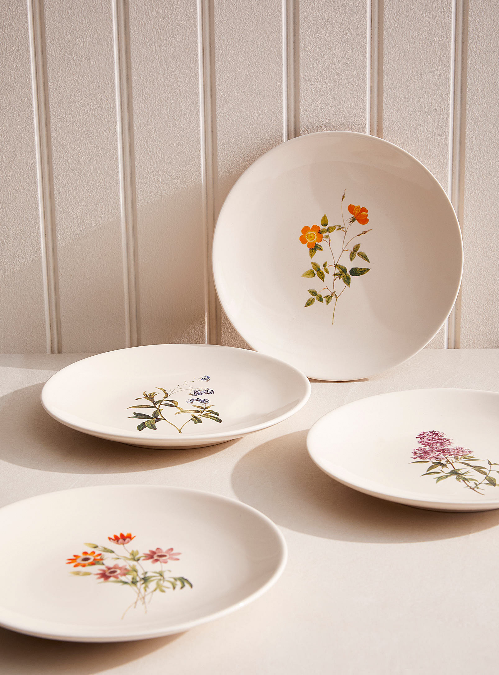 Simons Maison - Dried flowers small plates Set of 4