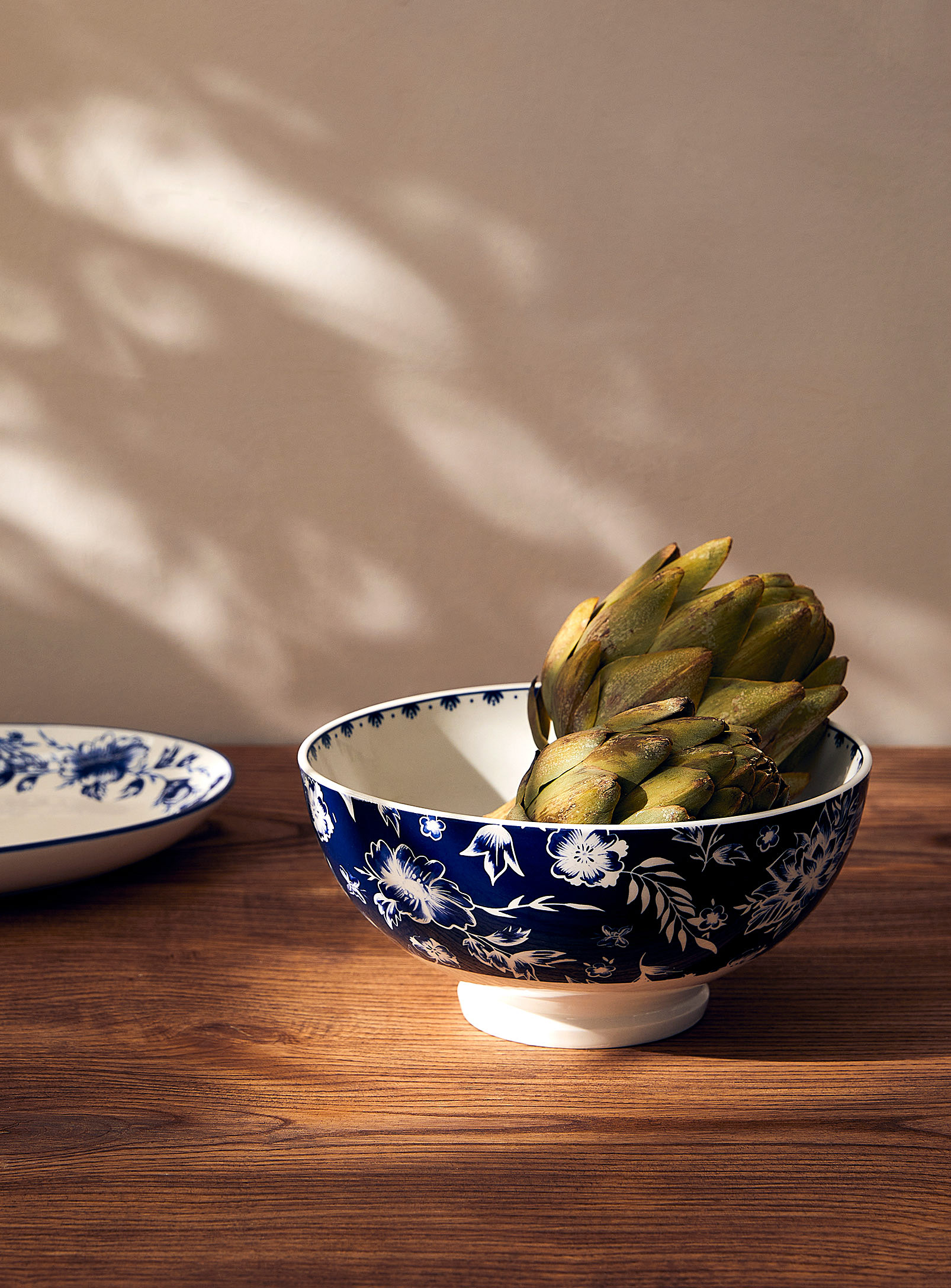 Simons Maison - Large floral ceramic bowl