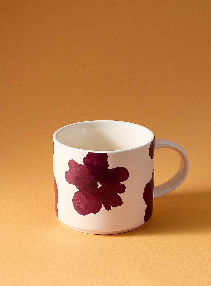 Abstract flowers mug product image (primary)