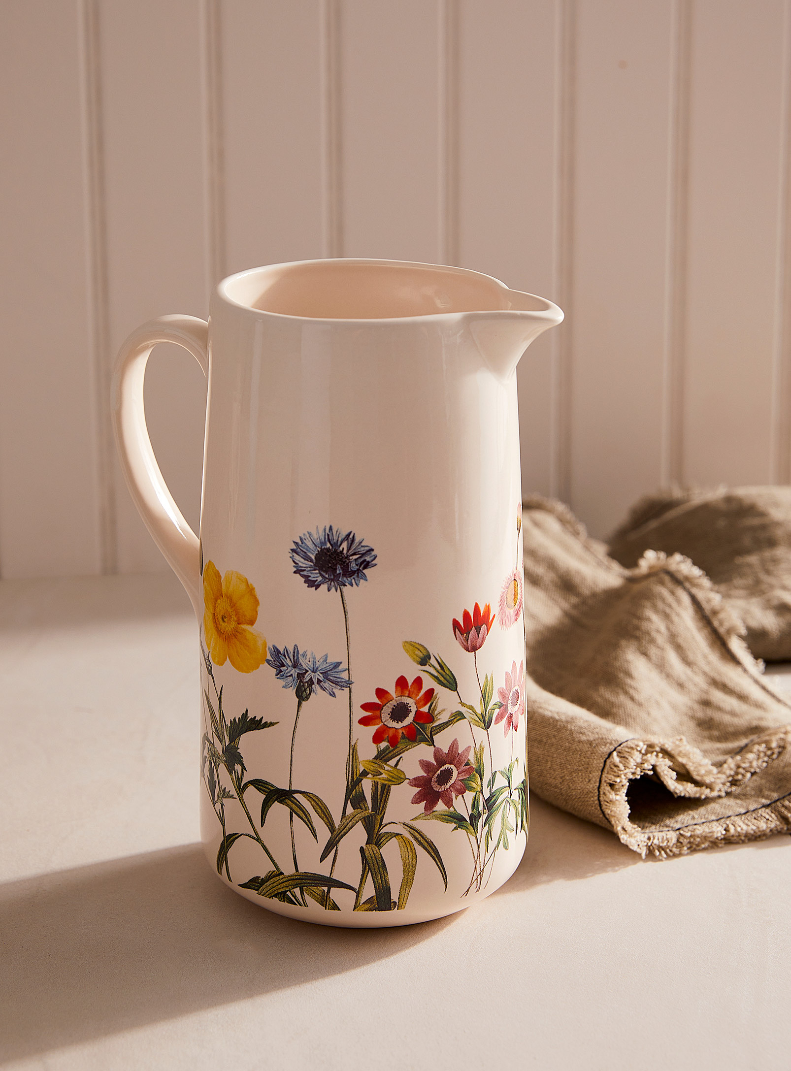Simons Maison Dried Flowers Pitcher In Neutral