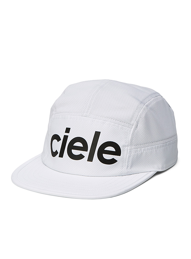 Ciele White GOCap white printed visor cap for women