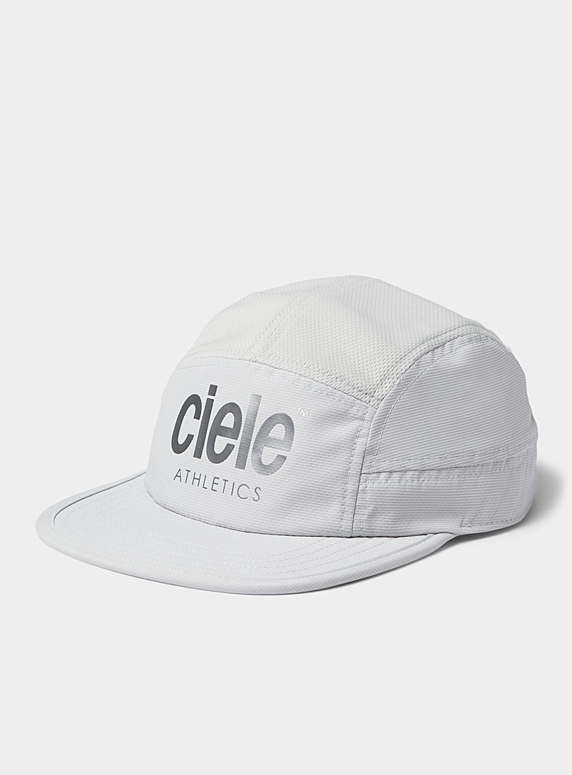 Ciele Light Grey GOCap reflective logo 5-panel cap for women