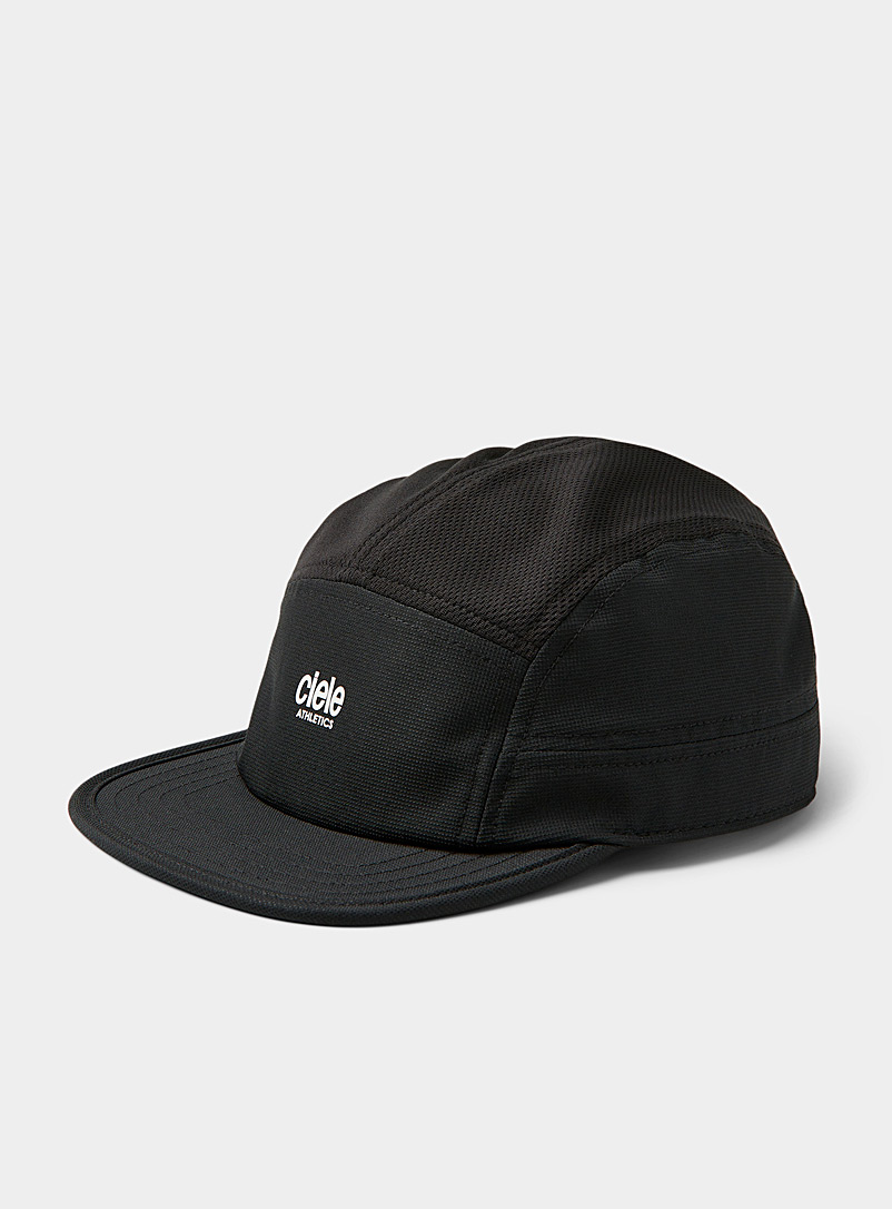 Ciele Black ALZ short visor 5-panel cap for women