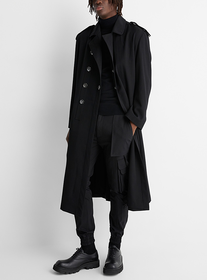 Tabs shoulders fluid jacket | Yohji Yamamoto | Shop Men's Designer ...