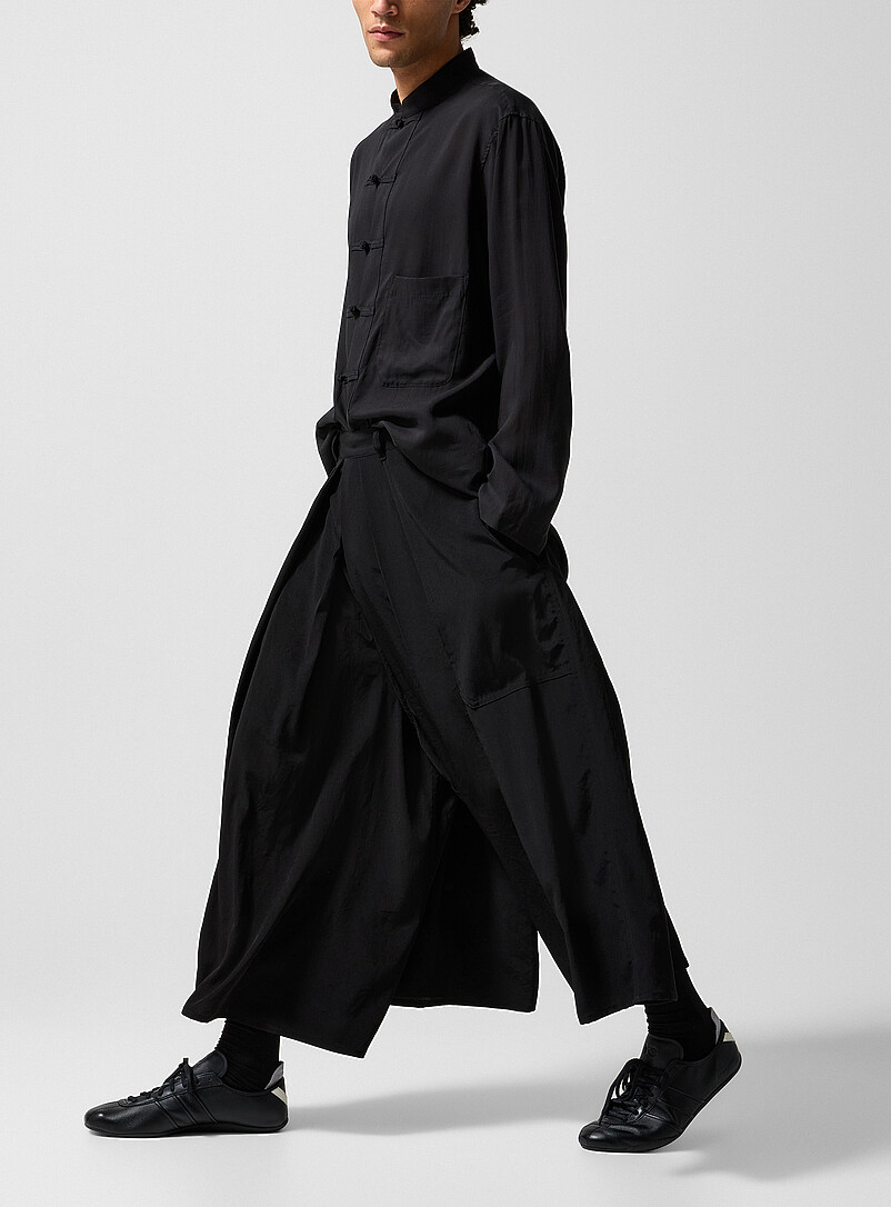 Hakama-style draped pant | Yohji Yamamoto | Shop Men's Designer