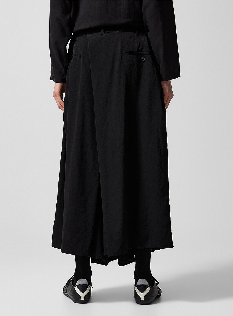 Hakama-style draped pant | Yohji Yamamoto | Shop Men's Designer