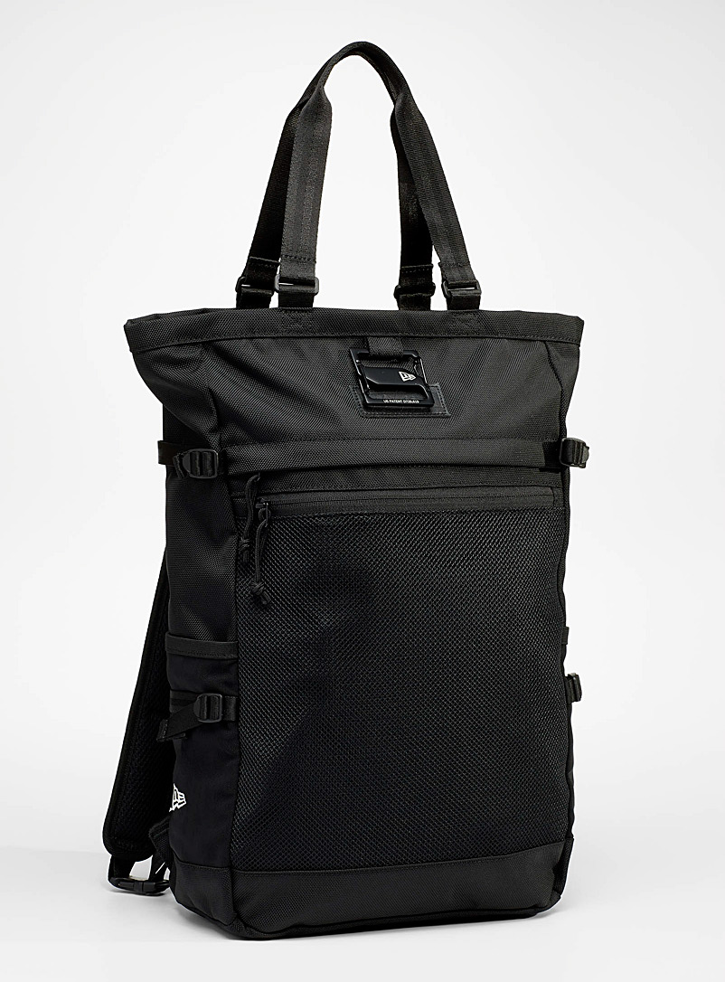 Yohji Yamamoto Black Explorer utility backpack for men
