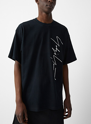 Yohji Yamamoto NEW ERA TEE 黒 サイズ2 - Tシャツ/カットソー(半袖/袖