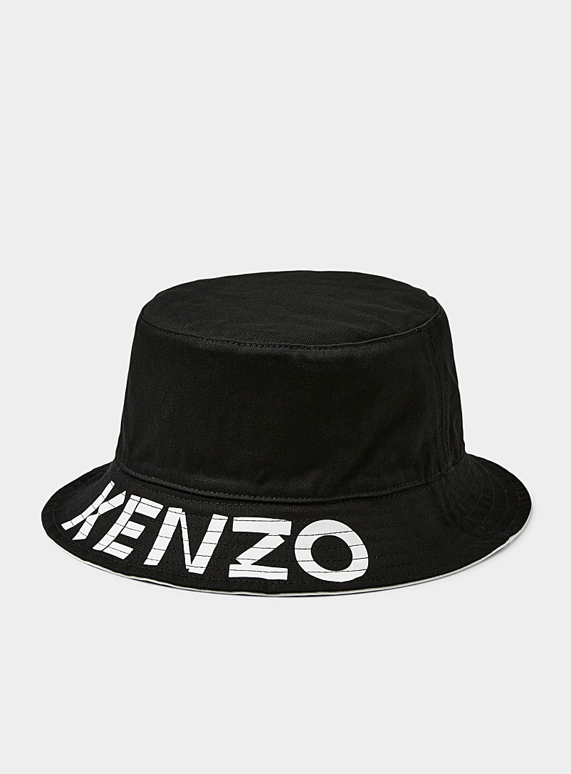 Kenzo: Le chapeau pêcheur réversible Noir pour homme