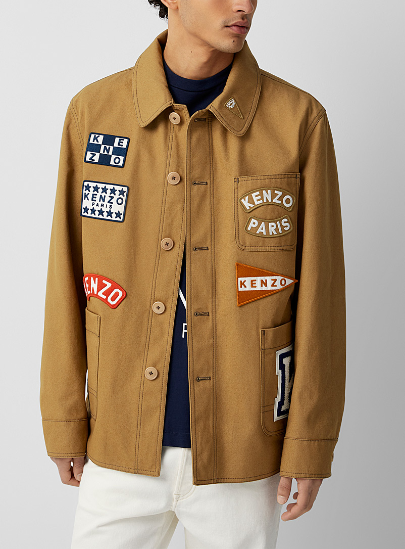 Kenzo Fawn Patches utilitarian jacket for men
