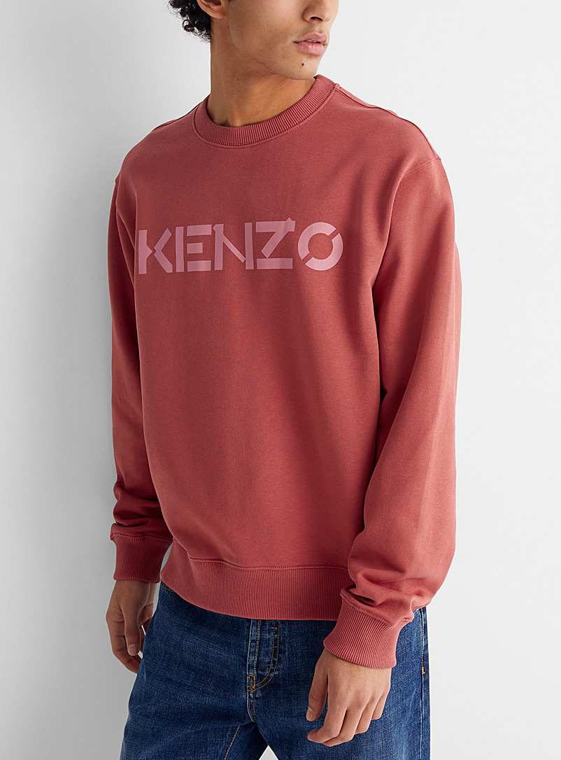 Kenzo Pink Tonal signature sweatshirt for men