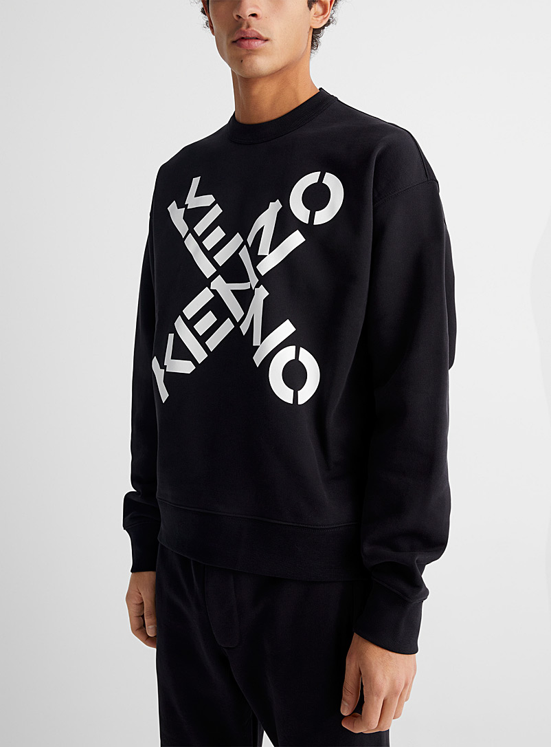 Kenzo Black Sport Bix X sweatshirt for men