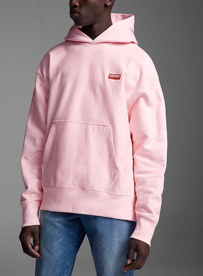 Kenzo Pink Framed signature hoodie for men