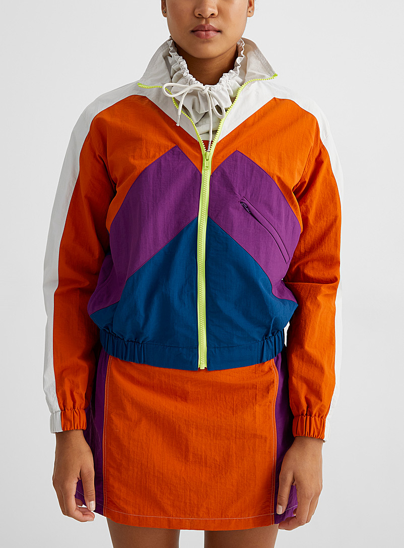 Kenzo Assorted Colour blocks sporty jacket for women