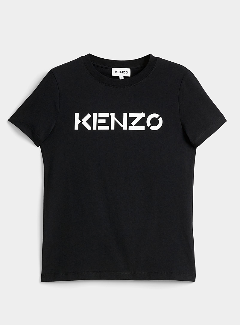 womens black kenzo t shirt