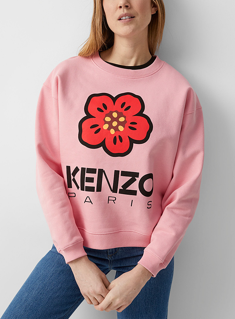 Kenzo Pink Boke flower sweatshirt for women