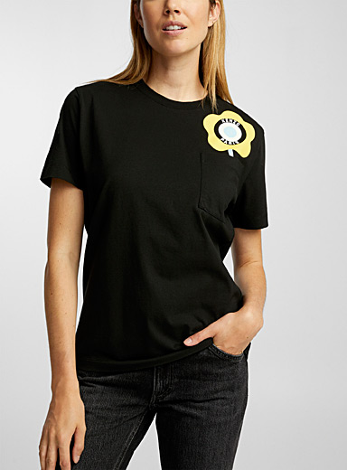 Kenzo Black Target logo T-shirt for women