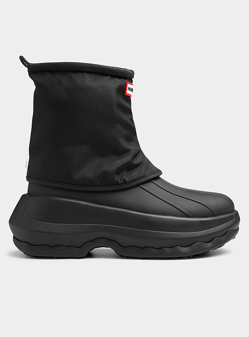Kenzo Black Utilitarian Kenzo x Hunter ankle boots for women