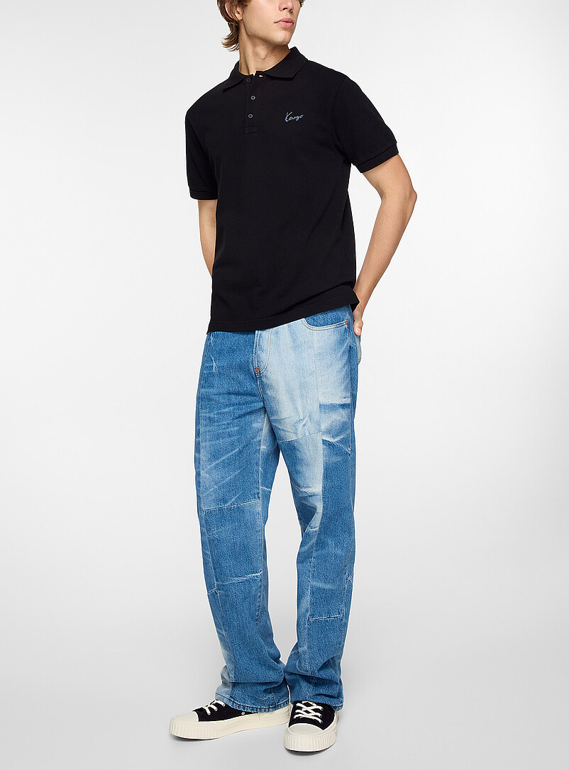 Cursive signature piqué polo shirt product image 2