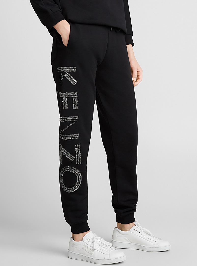 Glitter logo Kenzo jogger pant | Kenzo 