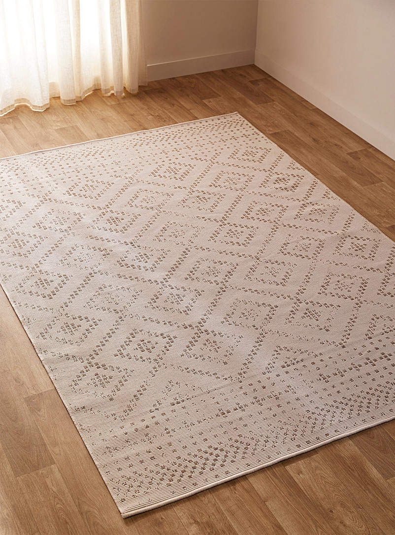 Simons Maison Assorted cream beige Dotted diamonds indoor-outdoor rug See available sizes