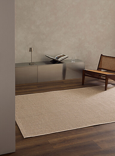 Le tapis tissage plat lignes emboss&eacute;es Voir nos formats offerts