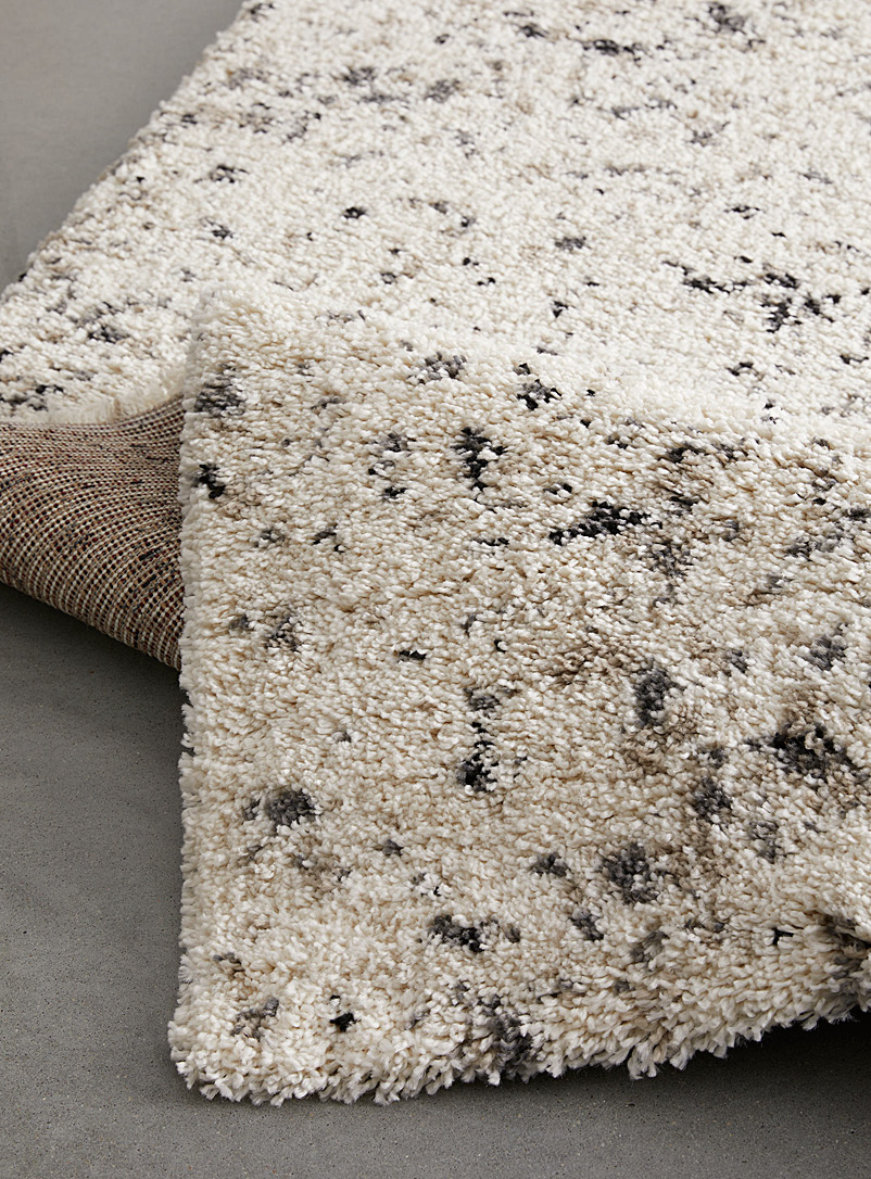 Simons Maison Cream Beige Speckled sand shag rug See available sizes