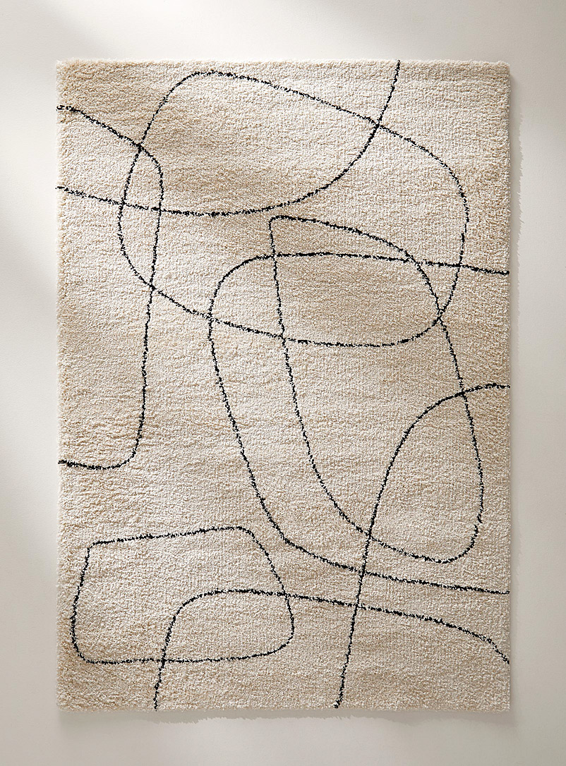 Nomadic abstraction shag rug See available sizes product image (primary)