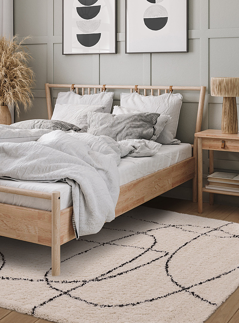 Nomadic abstraction shag rug See available sizes product image 3