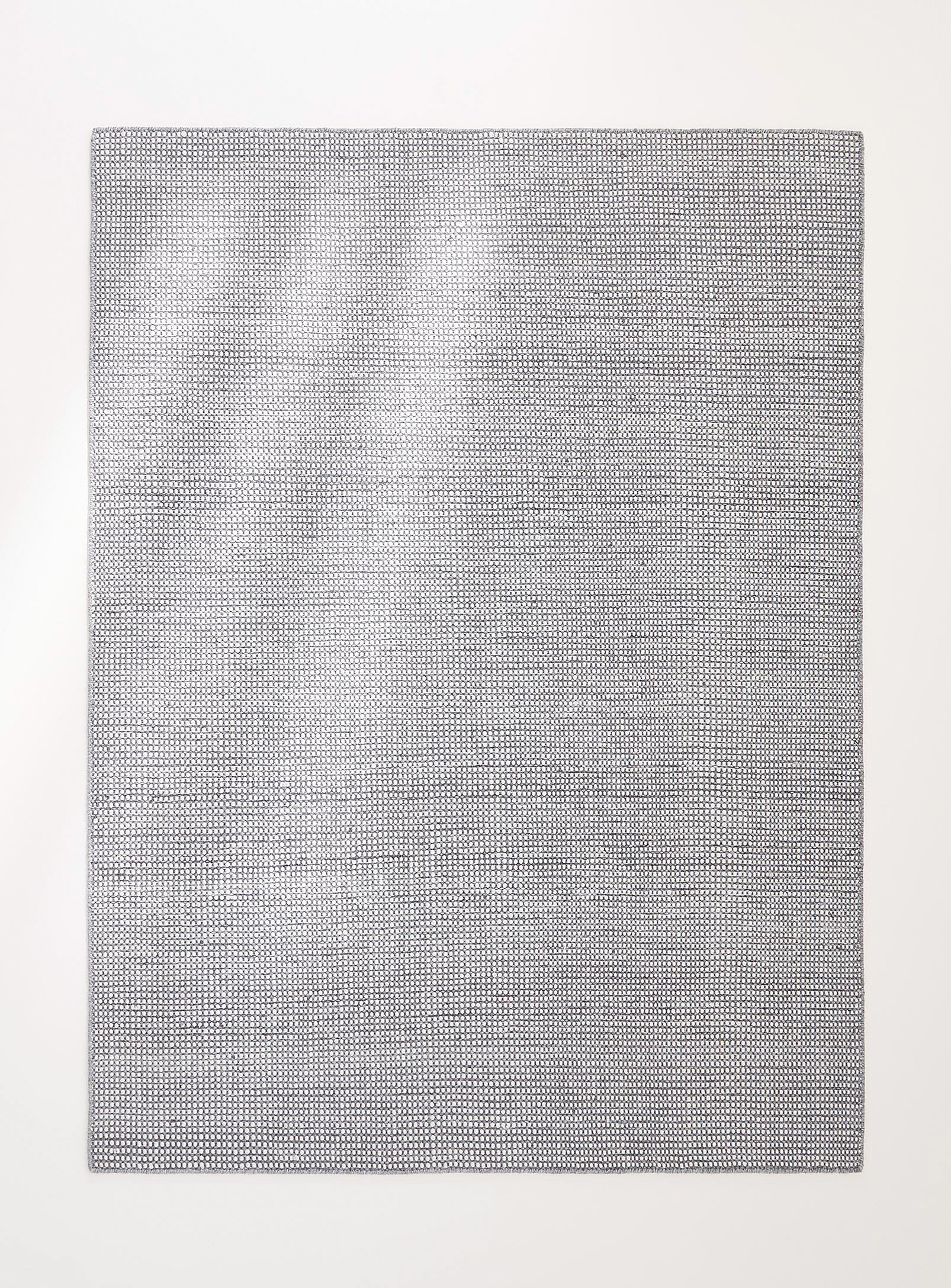 Simons Maison - Ivory and anthracite pointillism rug See available sizes