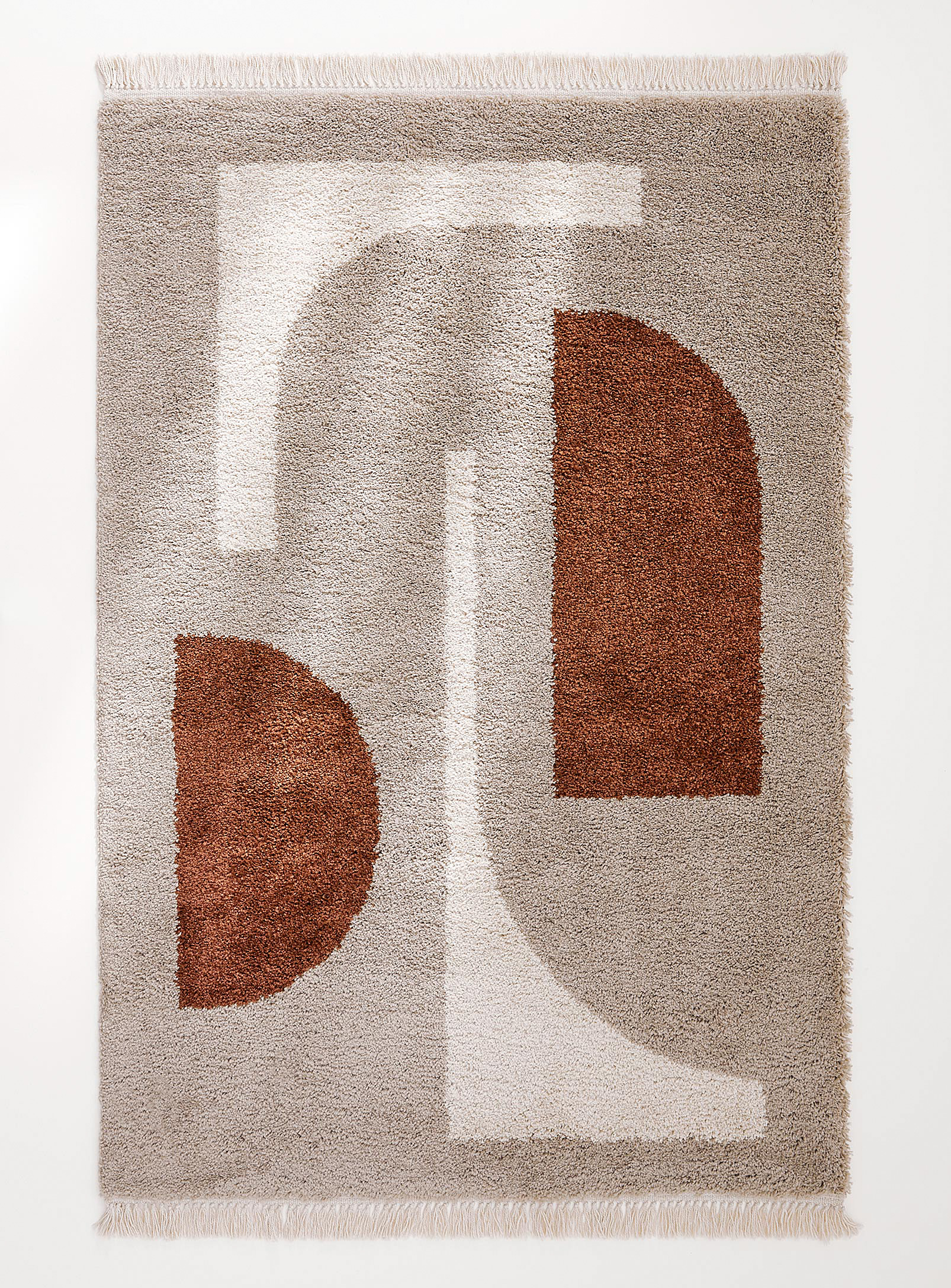 Simons Maison Warm Geometry Shag Rug See Available Sizes In Assorted