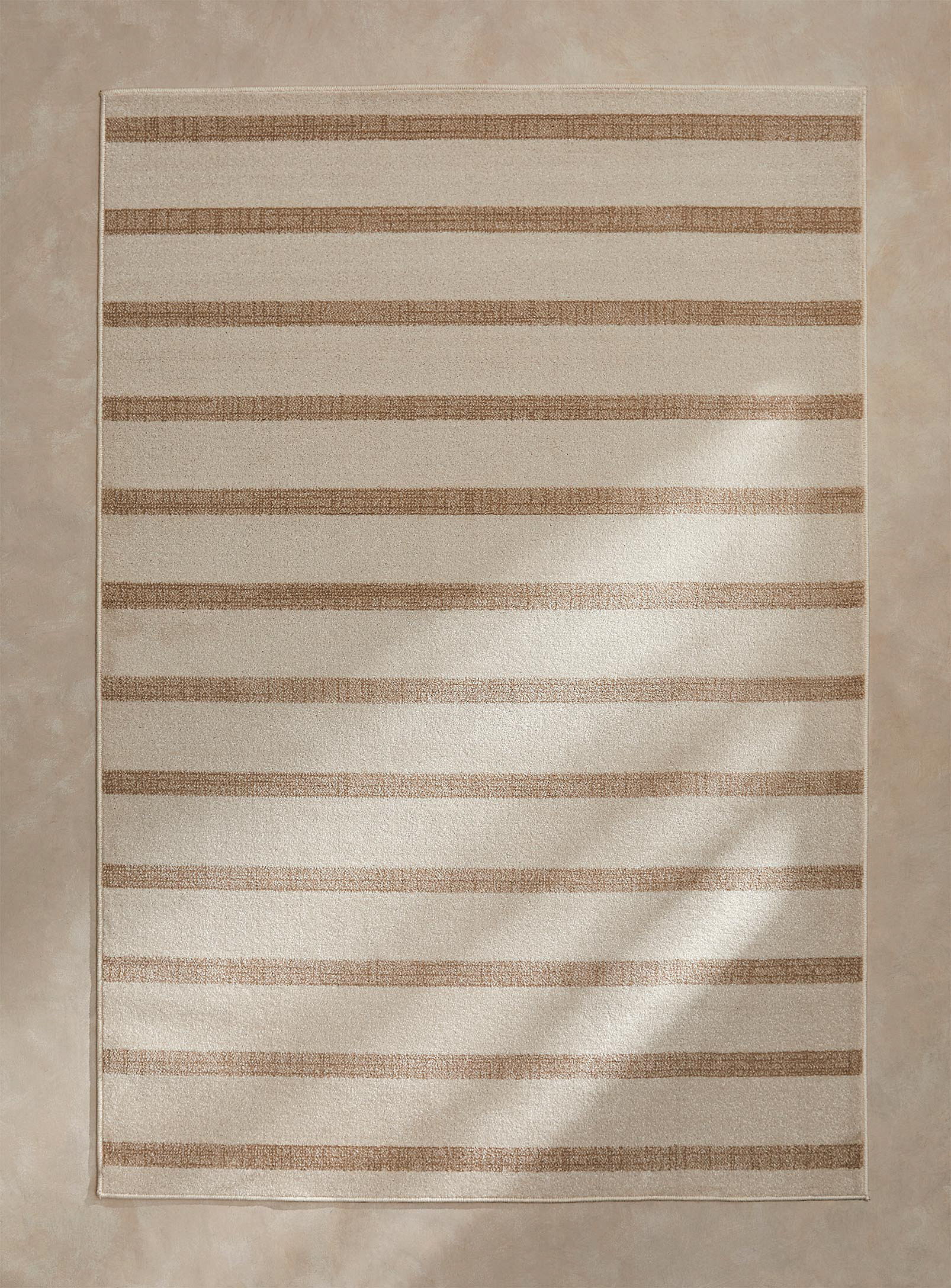 Simons Maison Beige And White Stripes Rug See Available Sizes In Cream Beige