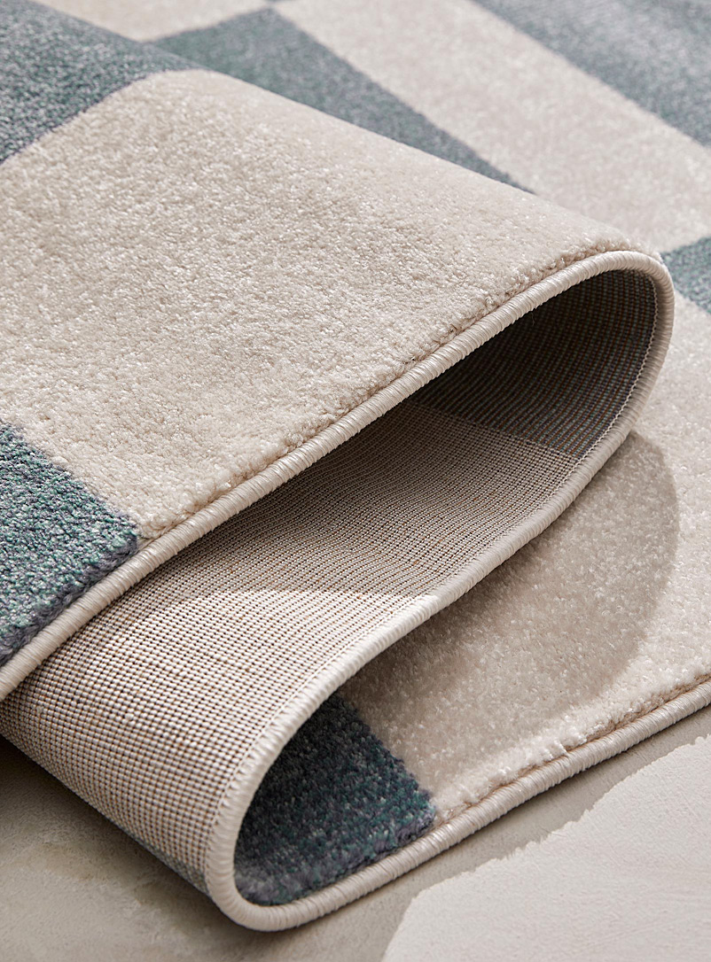 Irregular checkerboard rug See available sizes product image 2