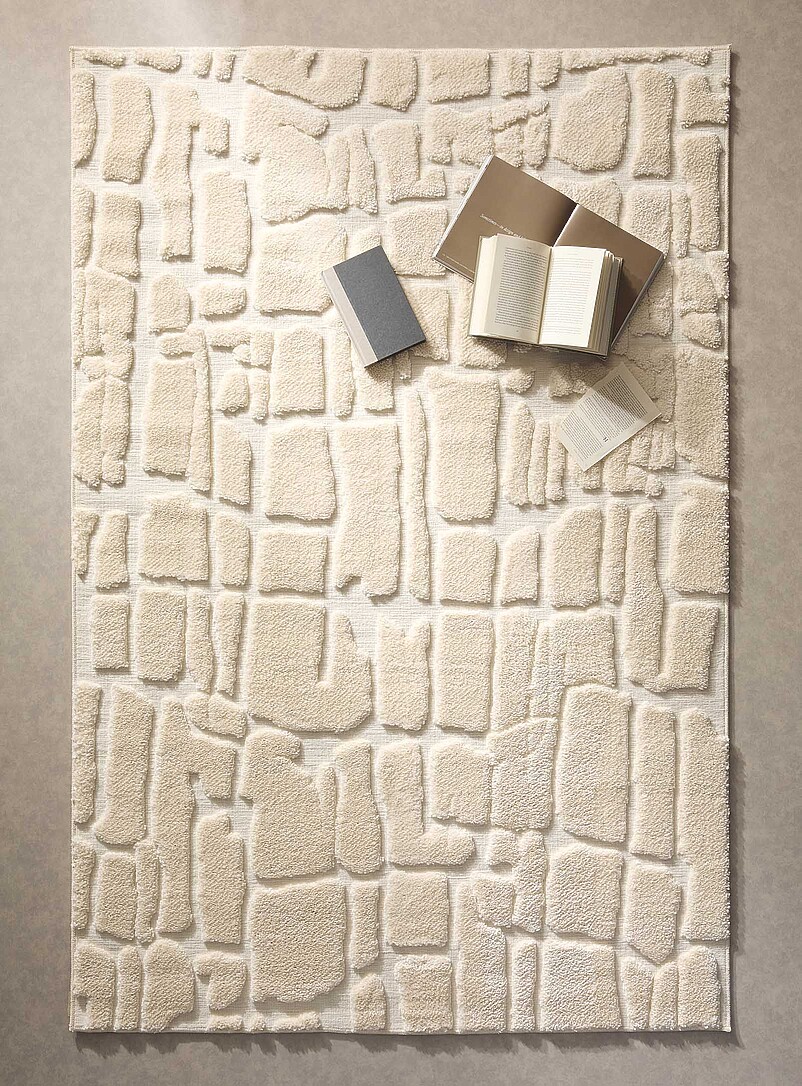 Embossed Stone Pattern Rug See Available Sizes