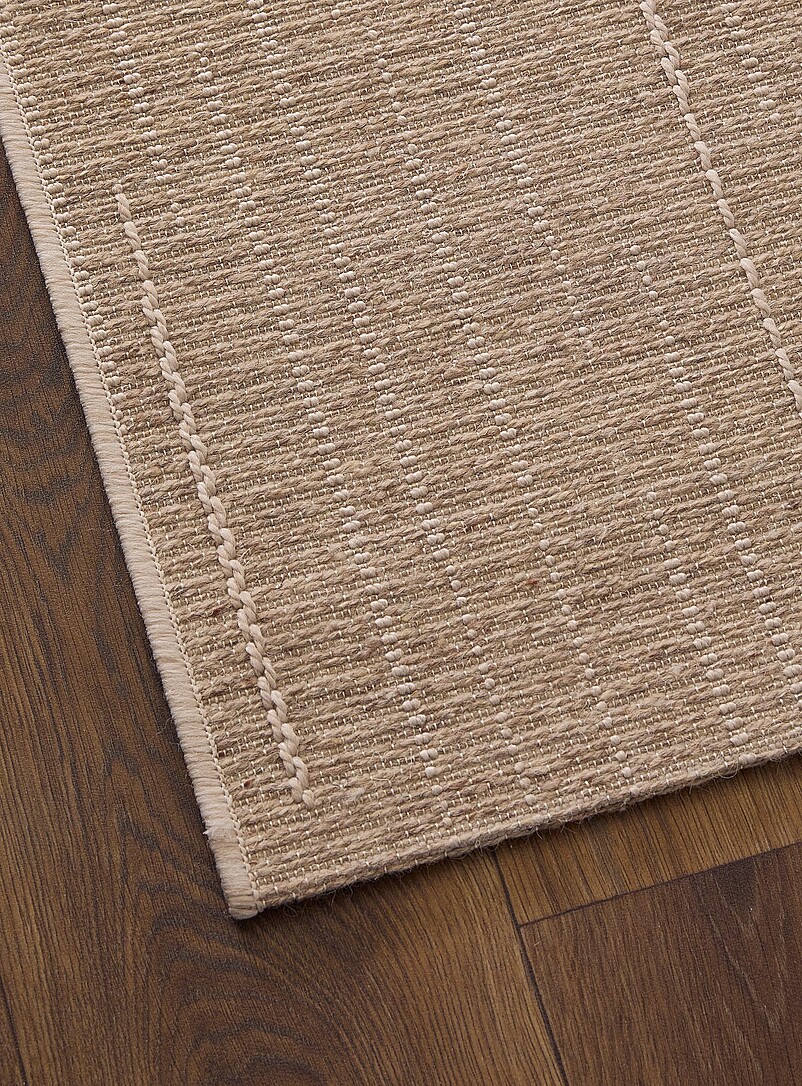 Embossed lines flat-woven rug See available sizes product image 2