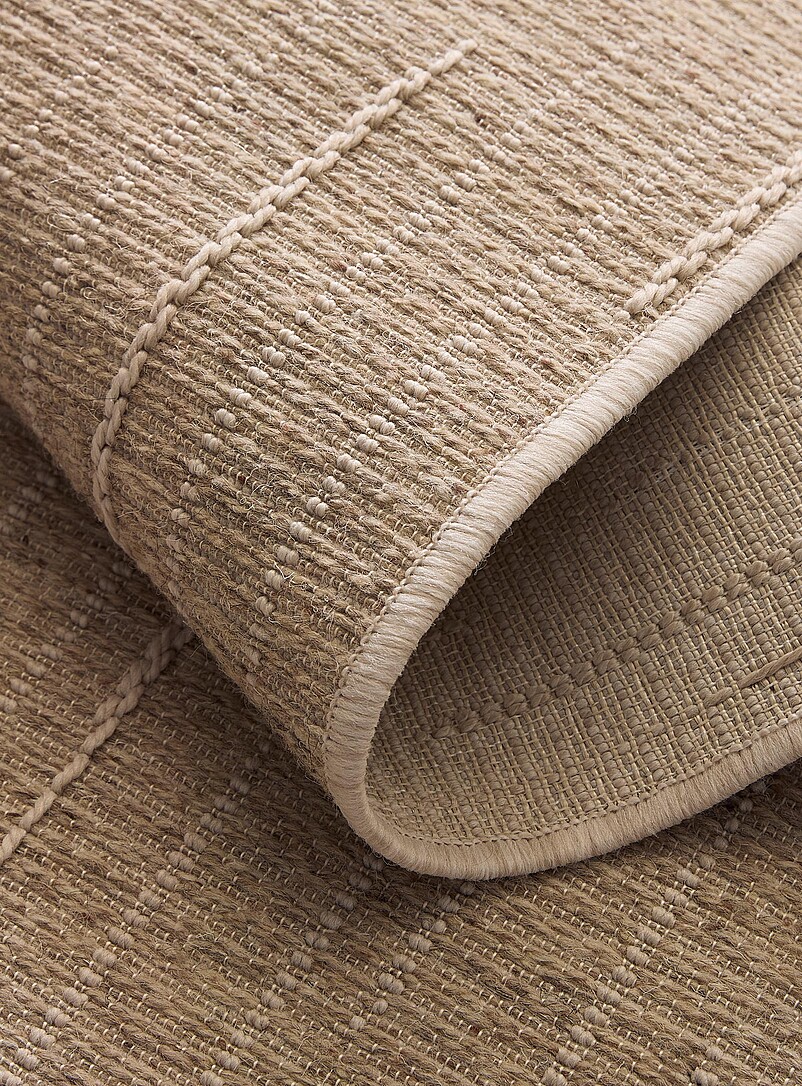 Embossed lines flat-woven rug See available sizes product image 3