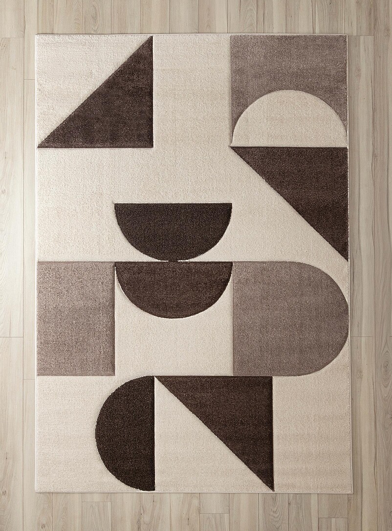 Neutral geometric shapes rug See available sizes product image (primary)
