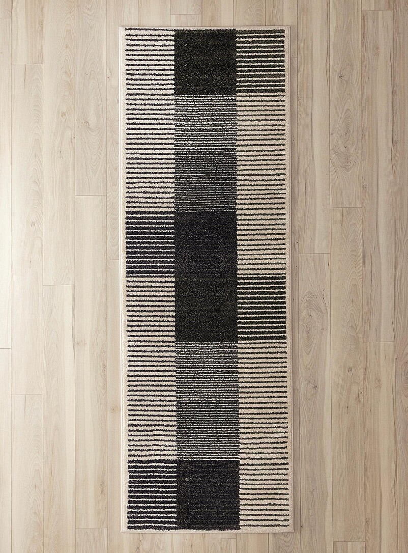 Striped Columns Hallway Rug