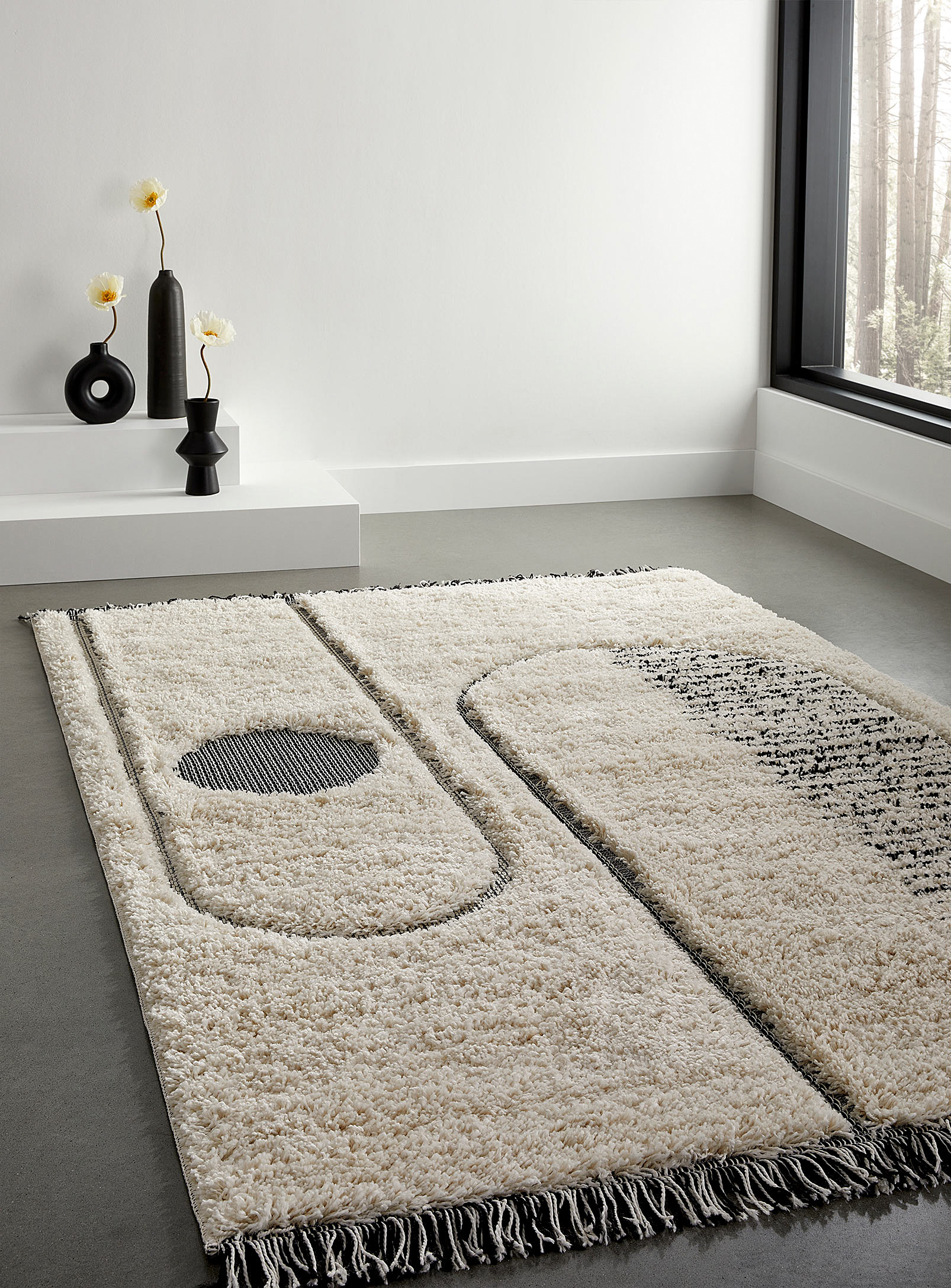 Simons Maison - Fun geometric shag rug See available sizes