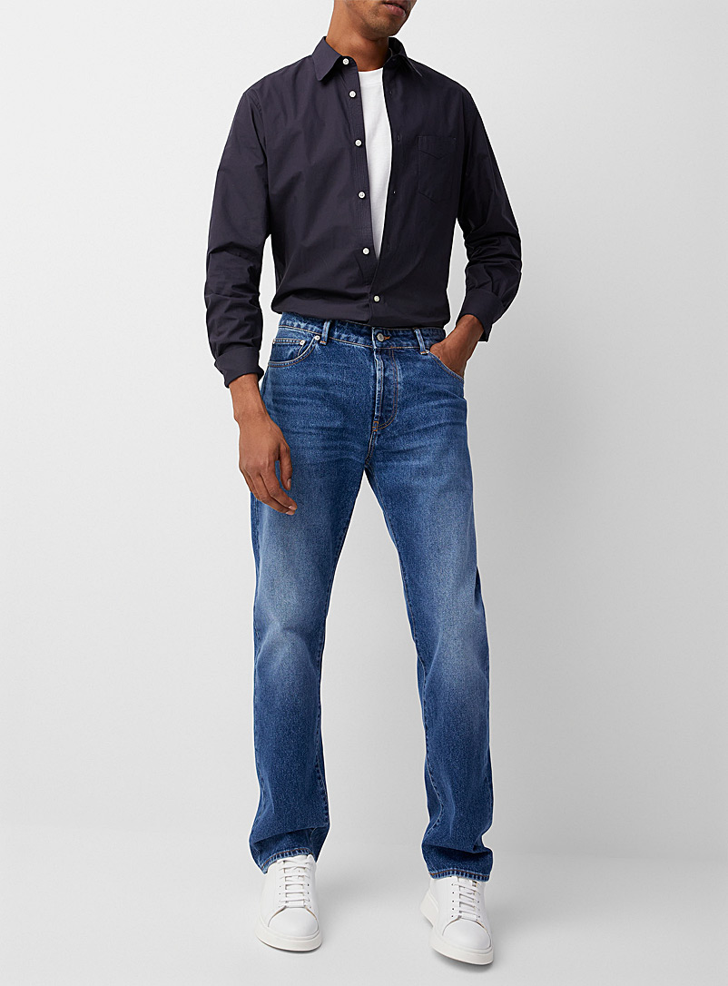 Officine Générale: Le jean James bleu moyen coton bio Bleu pour homme
