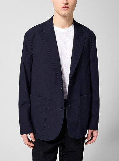 Cyril lightweight brushed poplin jacket